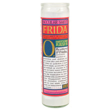 Load image into Gallery viewer, The Unemployed Philosopher&#39;s Guild Frida Kahlo Secular Saint Candle
