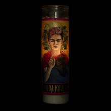 Load image into Gallery viewer, The Unemployed Philosopher&#39;s Guild Frida Kahlo Secular Saint Candle
